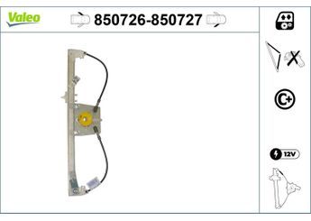 Cam Krikosu Ön Sol VALEO 850726  1354726080 1368331080 9221EP 9221-EP 9221HE 9221-HE