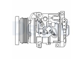Klima Kompresörü  DELPHI CS20508  884106A100 883206A320 88320-6A320