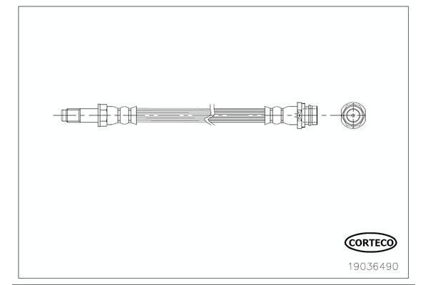 Fren Hortumu Arka Sağ veya Sol SVAC 20-0164
