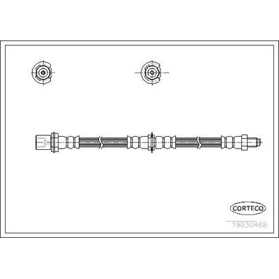 Fren Hortumu Ön Sağ veya Sol CORTECO 19030468