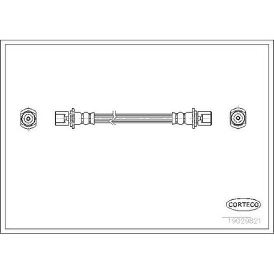 Fren Hortumu Arka Sağ veya Sol Toyota Camry (V20)(1987->)  CORTECO 19029821