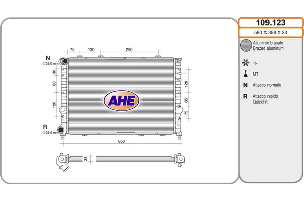 Su Radyatörü  BEHR CR 1567 000S