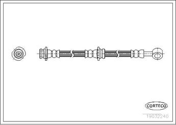 Fren Hortumu Arka Sağ veya Sol MAHER 03881  462105M316