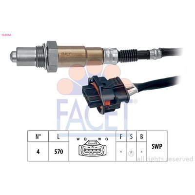 Oksijen (Lambda) Sensörü  Chevrolet Cruze S.Wagon (2012->)  FACET 10.8168