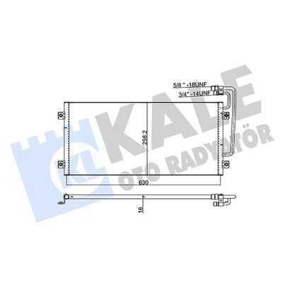 Klima Radyatörü  KALE 350355