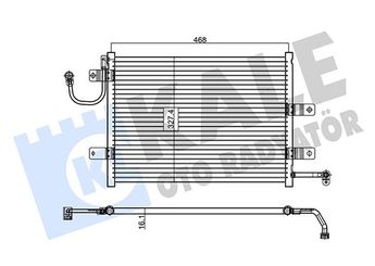 Klima Radyatörü  KALE 187300  51772902