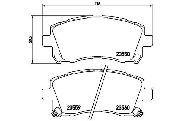 Fren Disk Balata Ön BREMBO P 78 010