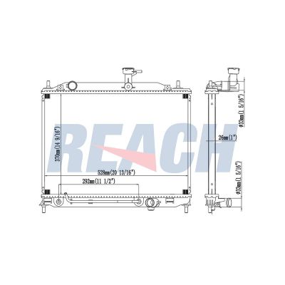 Su Radyatörü  Hyundai Accent Era (MC)(2006->)  ORİS BHY002016