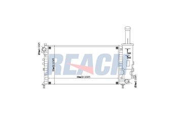 Su Radyatörü  RADISEN RR 61881  K46786267 K46827081 K46778148 46524603 46554979 46778148 46786267 46827081 46827082 K46524603 K46554979 K46827082