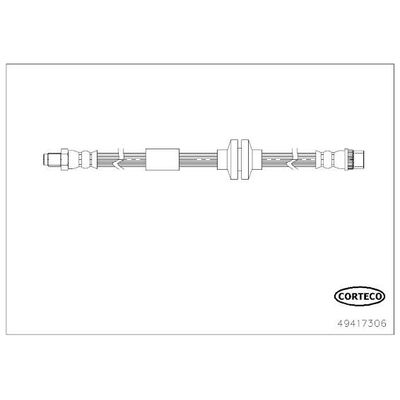 Fren Hortumu Arka Sağ veya Sol CORTECO 49417306