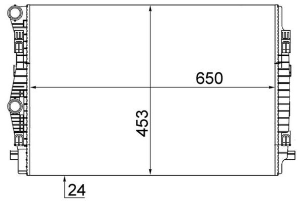 Su Radyatörü  Volkswagen Transporter Multivan (ST)(10.2021->)  MAHLE CR 2055 001S
