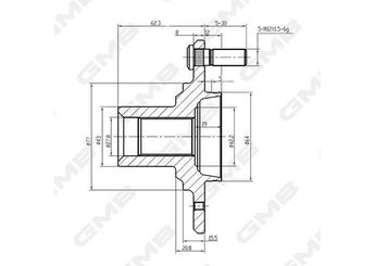 Porya Ön Sağ veya Sol MAHER 11647  44600SNAA00 44600-SNA-A00