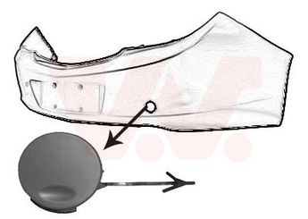 Tampon Çeki Demir Kapağı Arka OPEL ORJINAL 13238745  13238745 222037 0222037