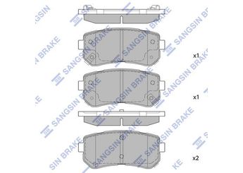 Fren Disk Balata Arka AYD 60260A  583021GE00 582153A000 583021GA00 583021MA00 583021MA40 583022LA00 583022LA31 583022S000 583022SA00 583022SA30 583022SA70 583023RA60 583023SA20 583021HA00 583021HA10