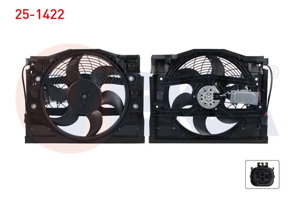 Radyatör Fan ve Motoru  VEKA 25-1422