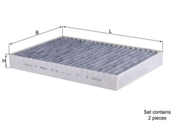 Polen Filtresi  MAHLE LAK 292/S  A2218300018 2218300018 2218300318 2218300562 2218300718 A2218300318 A2218300562 A2218300718