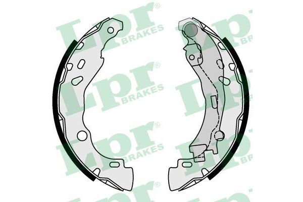 Fren Pabuçlu Balata Arka LPR 08700