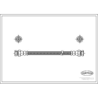 Fren Hortumu Arka Sağ veya Sol CORTECO 19032777