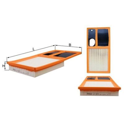 Hava Filtresi  Skoda Fabia Combi (5J5)(12.2007->)  MAHLE LX 2010