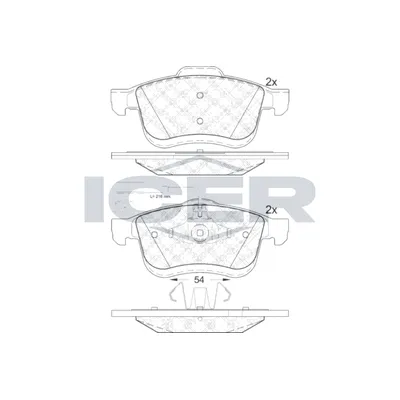 Fren Disk Balata Ön KALE BALATA 24727 200 05 ANS KD13