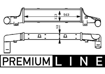 Turbo Radyatörü  MAHLE CI 52 000P  A2105001700 2105000400 210 500 04 00 2105001300 210 500 13 00 2105001700 210 500 17 00 A2105000400 A 210 500 04 00 A2105001300 A 210 500 13 00 A 210 500 17 00