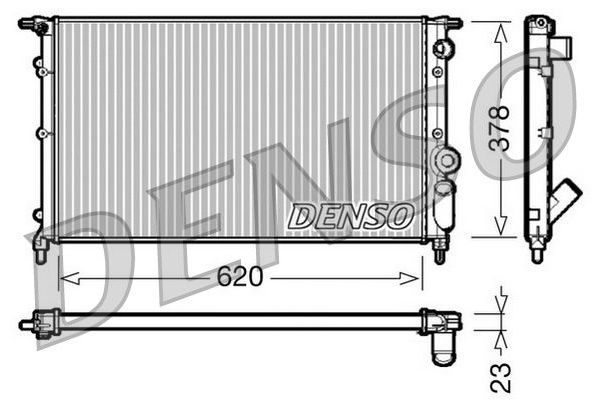 Su Radyatörü  DENSO DRM23022