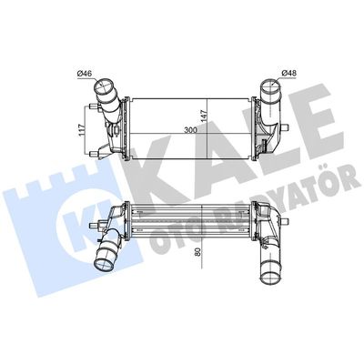 Turbo Radyatörü  Ford Fiesta (CE1)(2017->)  VEKA 42-1921