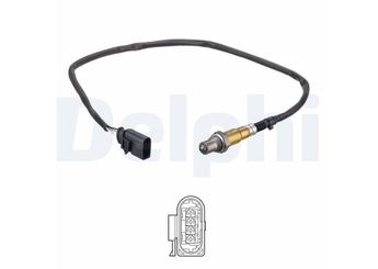 Oksijen (Lambda) Sensörü  DELPHI ES21273-12B1  6K906262A 06K906262A 6K906262D 06K906262D 6K906262R 06K906262R