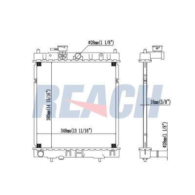 Su Radyatörü  Nissan Micra (K11)(08.1992->)  ORİS BNI110026