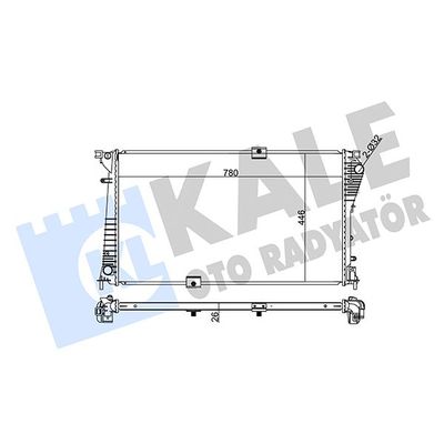 Su Radyatörü  Renault Trafic P.Van (04.2001->)  MAHER 10644