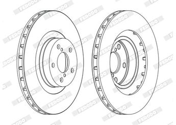 Fren Disk Ayna Ön Sağ ve Sol FERODO DDF1175C  26300AE060 26300-AE060 26300AE061 26300FE010 26300FE011 26300FE040 26300SA000 26300SA001 26310AC040 26310AC041 SU00300586