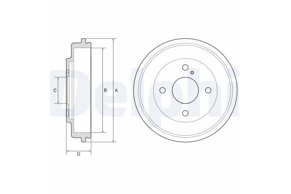 Kampana Arka Sağ veya Sol DELPHI BF591