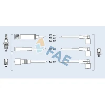 Buji Kablosu  Opel Astra F S.Wagon (1991->)  FAE 83570