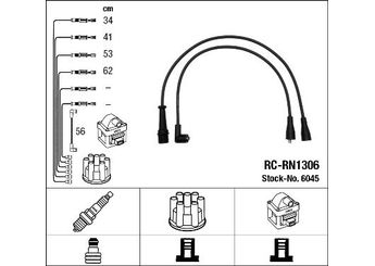 Buji Kablosu  NGK 6045  7700646235 77 00 646 235