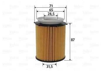 Yağ Filtresi  VALEO 586618  15208HG00D 15208-HG00D 2701800009 2701800109 A2701800009 A2701800109