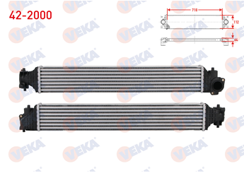 Turbo Radyatörü  VEKA 42-2000  19710