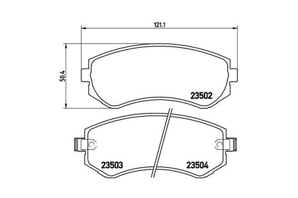Fren Disk Balata Ön veya Arka Nissan Patrol GR (Y61)(10.1997->)  MAGNETI MARELLI 363700456039