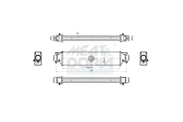 Turbo Radyatörü  KALE 010CAC030