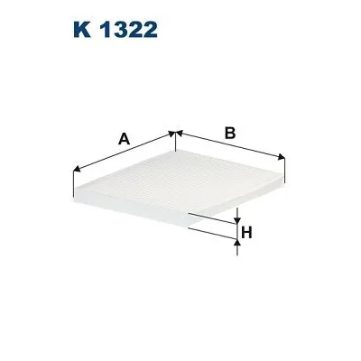Polen Filtresi  Fiat 500 (312) Limousine (01.2022->)  FILTRON K 1322