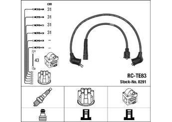 Buji Kablosu  NGK 8291  9091921298 90919-21298