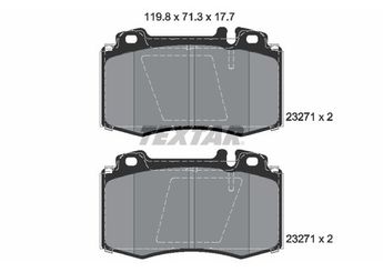 Fren Disk Balata Ön TEXTAR 2327102  34200520 0034200520 34200820 0034200820 34201820 0034201820 34204220 0034204220 34208920 0034208920 44200420 0044200420 44200820 0044200820 64201220 0064201220 1634200620 163420062037 1634200820 163420082027 1634201020 A0034200520 A0034200820 A0034201820 A0034204220 A0034208920 A0044200420 A0044200820 A0064201220 A1634200620 A163420062037 A1634200820 A163420082027 A1634201020