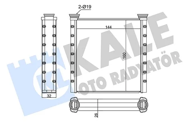 Kalorifer Radyatörü  KALE 370560