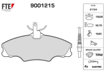 Fren Disk Balata Ön FTE 9001215  425131 4251-31 425268 4252-68