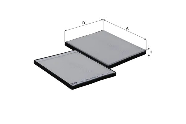 Polen Filtresi  Opel Agila (2000->2003)  FIL FILTRE HC 7089