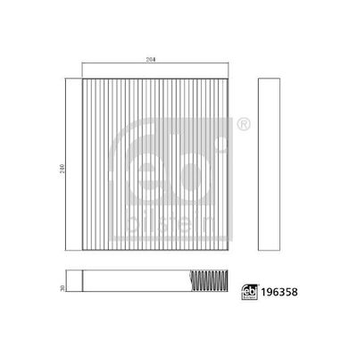 Polen Filtresi  FEBI BILSTEIN 196358