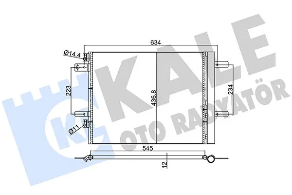 Klima Radyatörü  Peugeot 508 II SW (10.2018->)  KALE 353150