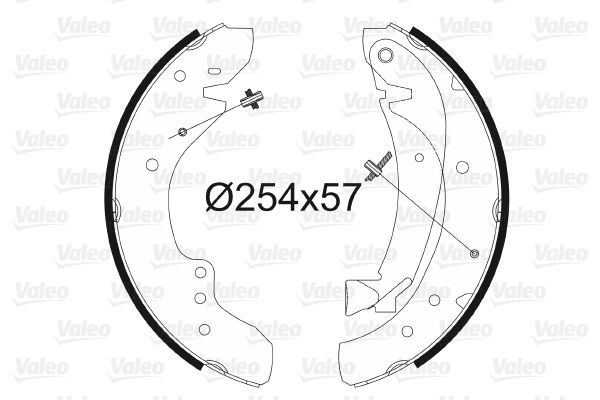 Fren Pabuçlu Balata Arka Fiat Ducato P.Van, Yüksek Tavan (03.1994->)  VALEO 562584