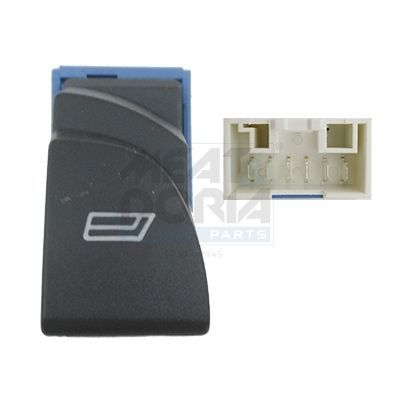 Cam Açma Düğmesi Ön Sağ Fiat Ducato P.Van, Yüksek Tavan (03.2002->)  DEGRA 735315616