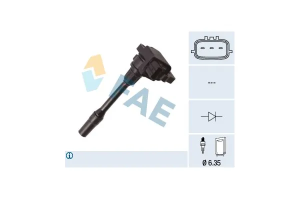 Ateşleme Bobini  Volvo S40 Sedan (09.1995->)  FAE 80452