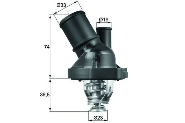 Termostat  Volvo V70 S.Wagon [Combi] (04.2007->)  MAHLE TI 200 90